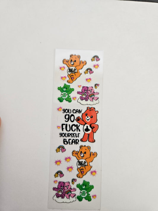 Pen/Bookmark Wrap Spicy Bear Characters