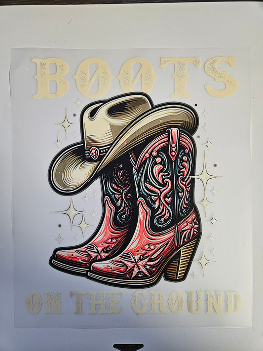 DTF Apparel Boots on the Ground