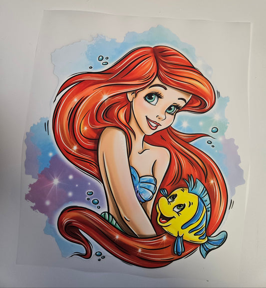 DTF Apparel Mermaid Character