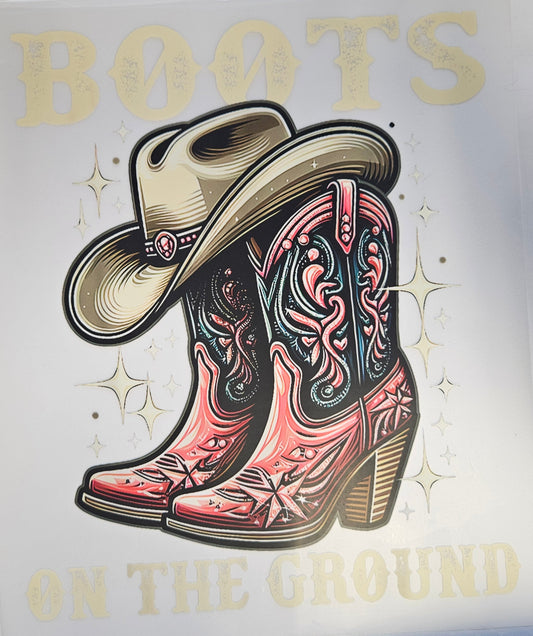 DTF Apparel Boots on the Ground