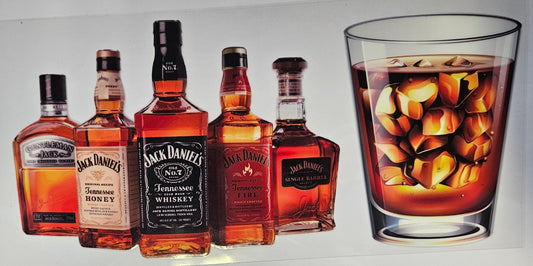 16 oz Wrap Jack Daniels Bottles