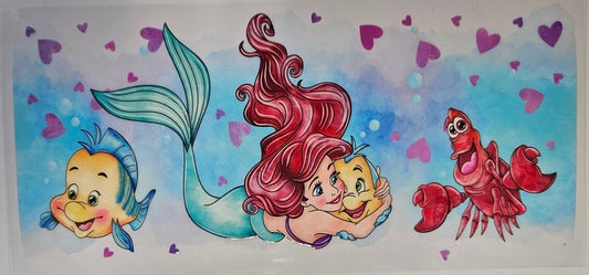 16 oz Wrap Aerial Little Mermaid