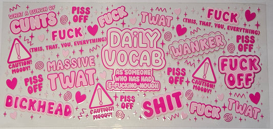 16 oz Wrap Daily Vocab