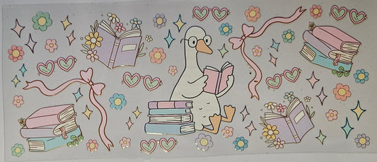 16 oz Wrap Silly Goose Reading