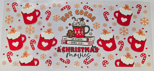 16 oz Wrap Hot Coco and Christmas Movies
