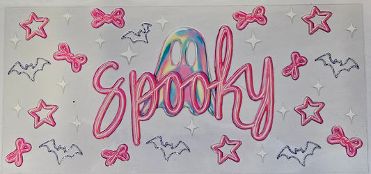 16 oz Wrap Holographic Spooky Ghost