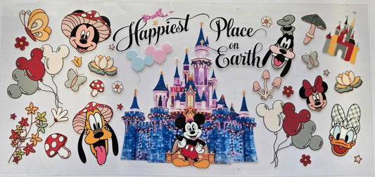 16 oz Wrap Disney Castle