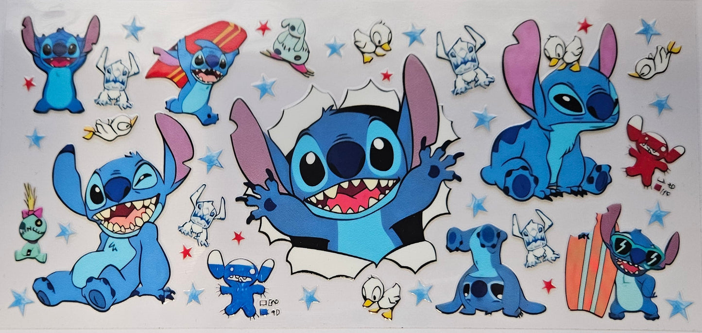 16 oz Wrap Stitch Character Jumping out