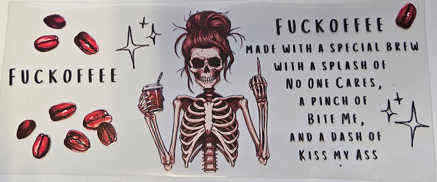 16 oz Wrap Fuckoffee Brunette