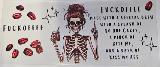 16 oz Wrap Fuckoffee Brunette