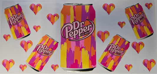 16 oz Wrap Dr Pepper Colorful