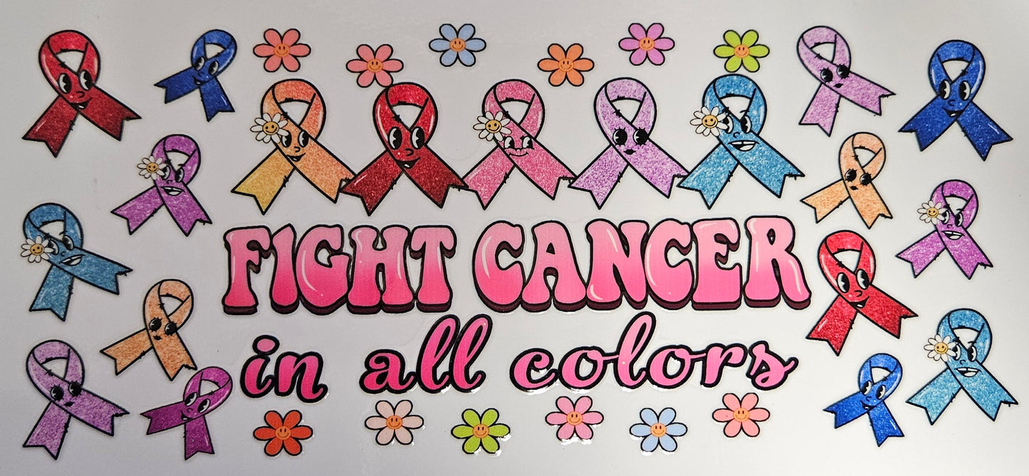 16 oz Wrap Fight Cancer of all Colors