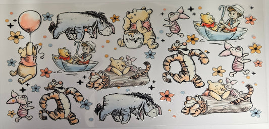 16 oz Wrap Winnie the Pooh Characters