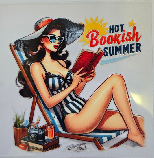 Decal Hot Bookish Summer