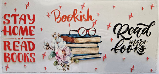 16 oz Wrap Bookish Stay Home and Read Books