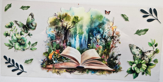 16 oz Wrap Books W/ Greenery