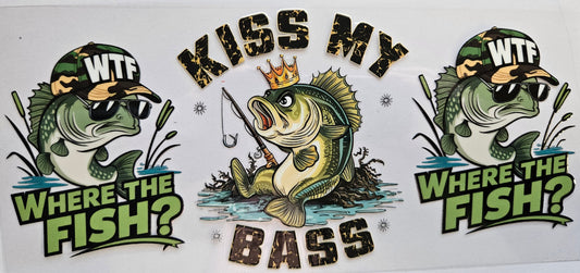 16 oz Wrap Kiss My Bass