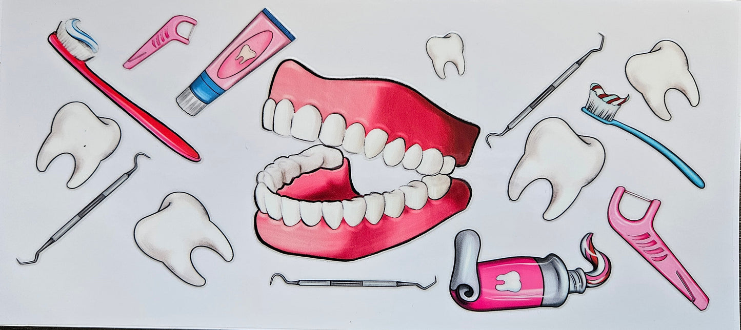 16 oz Wrap Teeth Dental