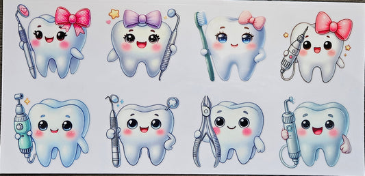 16 oz Wrap Dental Teeth