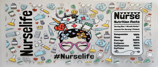 16 oz Wrap Nurse Life