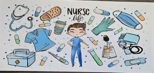 16 oz Wrap Nurse Life Male