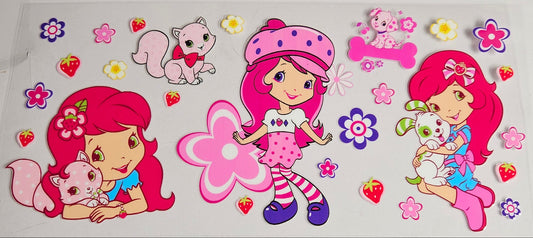 16 oz Wrap Strawberry Shortcake Girly