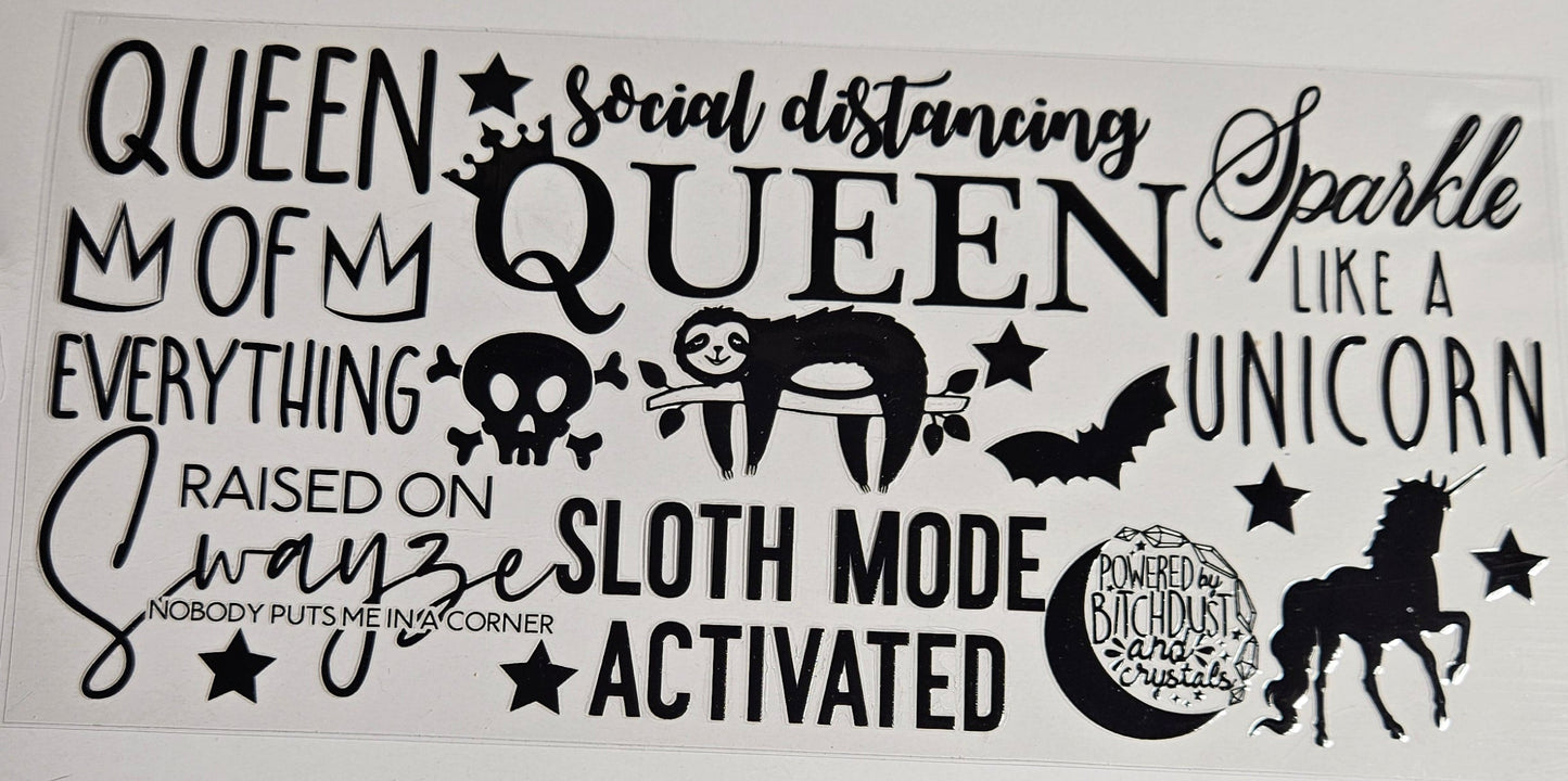 16 oz Wrap Social Distancing Queen