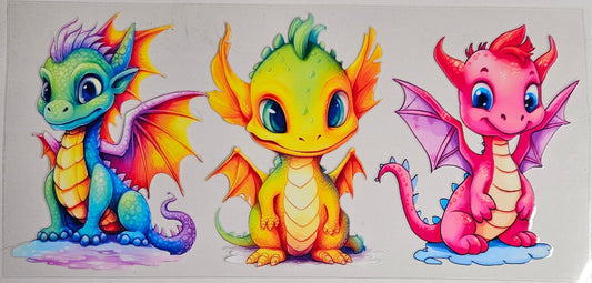 16 oz Wrap 3 Dragons