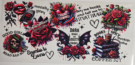 16 oz Wrap Dark Wings and Smut Things