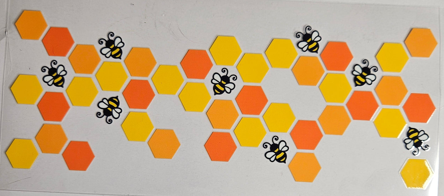 16 oz Wrap Honeycomb W/ Bees
