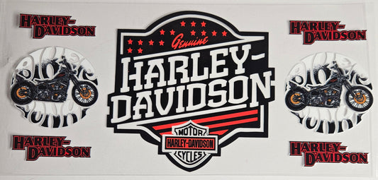 16 oz Wrap Harley Davidson