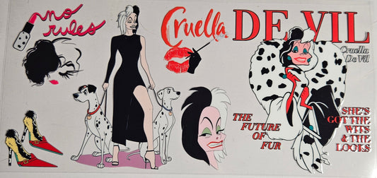 16 oz Wrap Cruella Devil