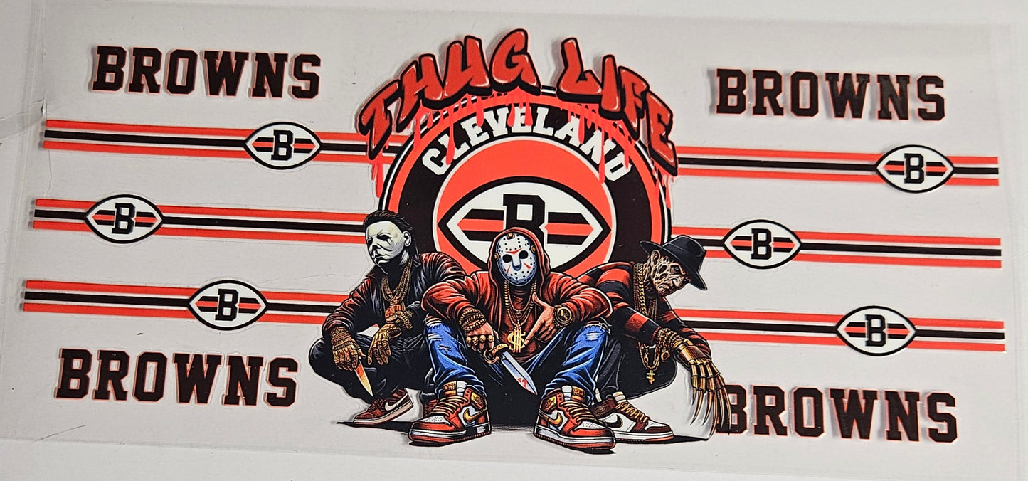 16 oz Wrap Browns Team