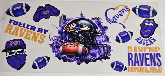 16 oz Wrap Raven Team