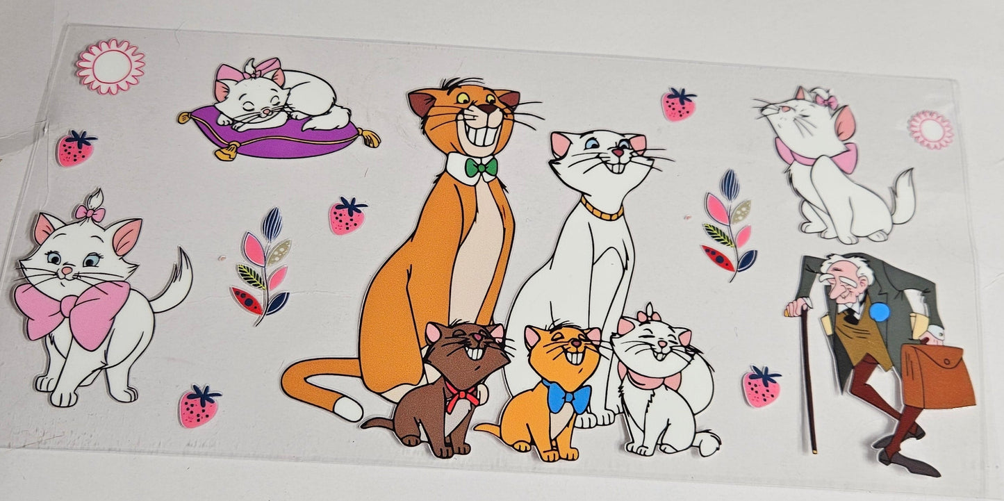 16 oz Wrap Aristocrats Characters