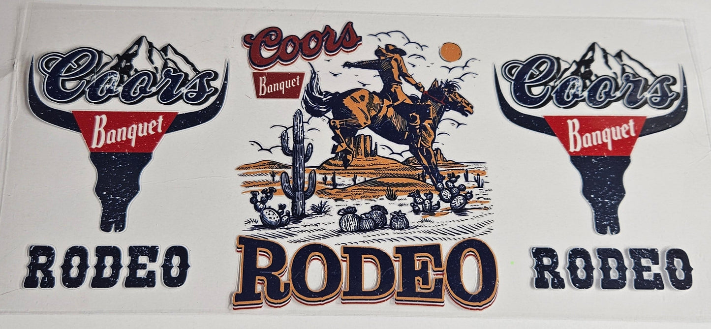 16 oz Wrap Rodeo Coors