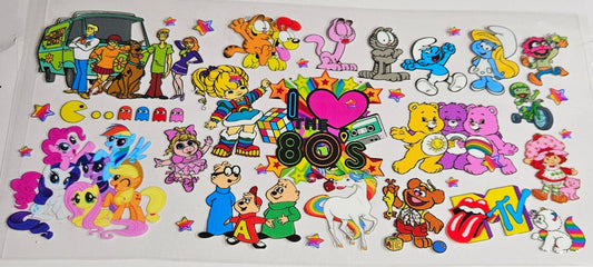 16 oz Wrap I love the 80's