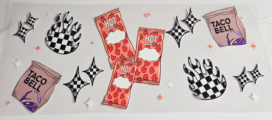 16 oz Wrap Taco Bell Sauces