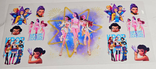 16 oz Wrap Demon Hunter Kpop Girls