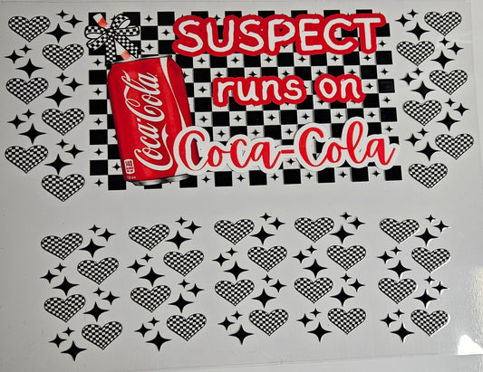 40 oz Wrap Suspect Runs on Coca Cola