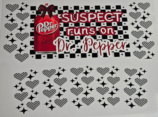 40 oz Wrap Suspect Runs on Dr Pepper