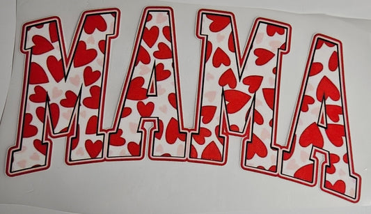 DTF Apparel MAMA W/ Hearts