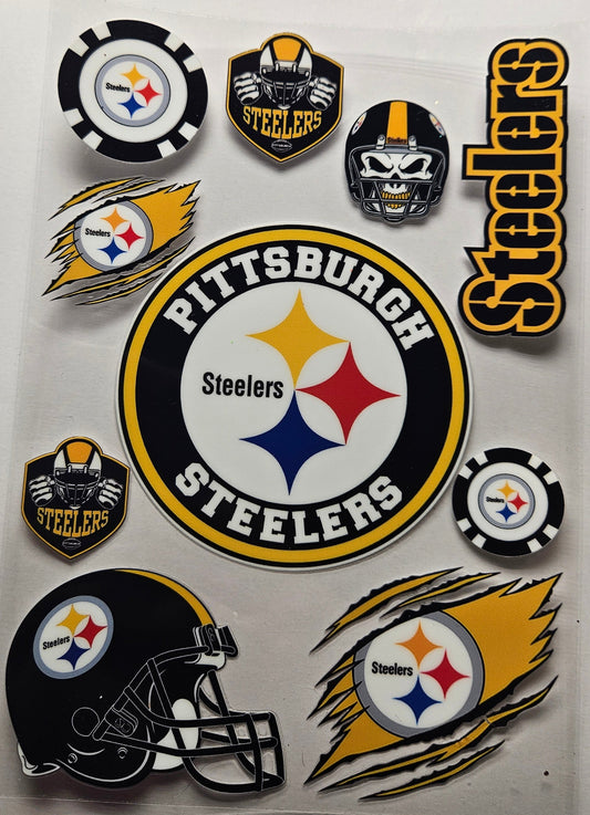 16/20 oz Decal Sheet Pittsburgh Football