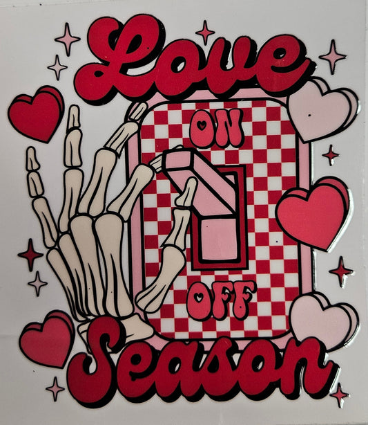 16/20 oz Decal Love Season Switch