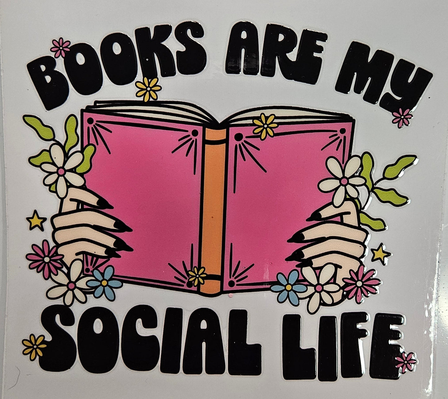 16/20 oz Decal Books are my Social Life