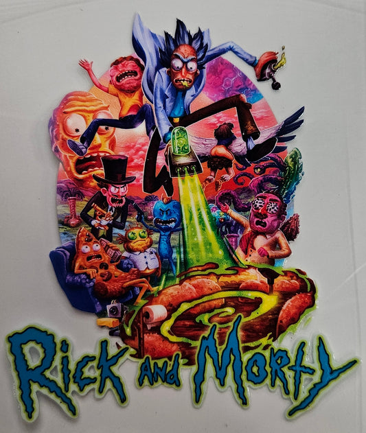 16/20 oz Decal Rick and Morty