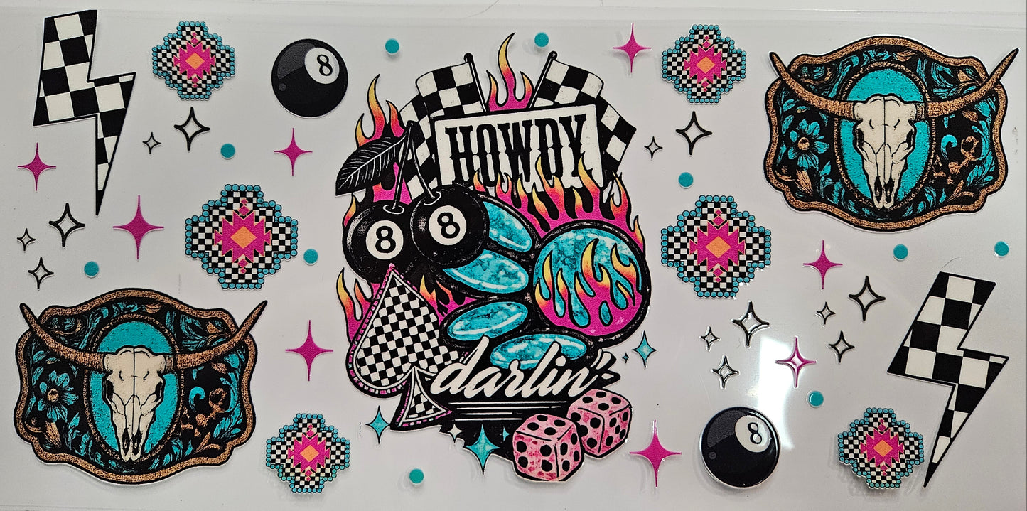 16/20 oz Wrap Howdy Darlin'