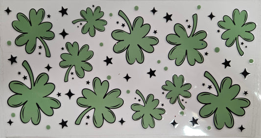 16/20 oz Wrap Shamrock Leafs