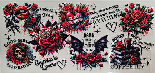 16/20 oz Wrap Dark Wings and Smutty Things