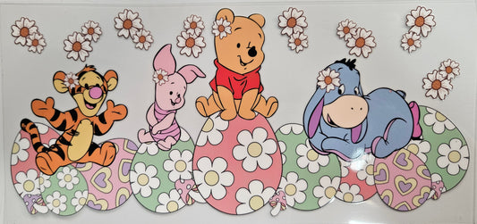 16/20 oz Wrap Winnie the Pooh Easter Eggs